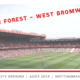 Nottingham Forest – West Bromwich Albion (et visite de Meadow Lane)