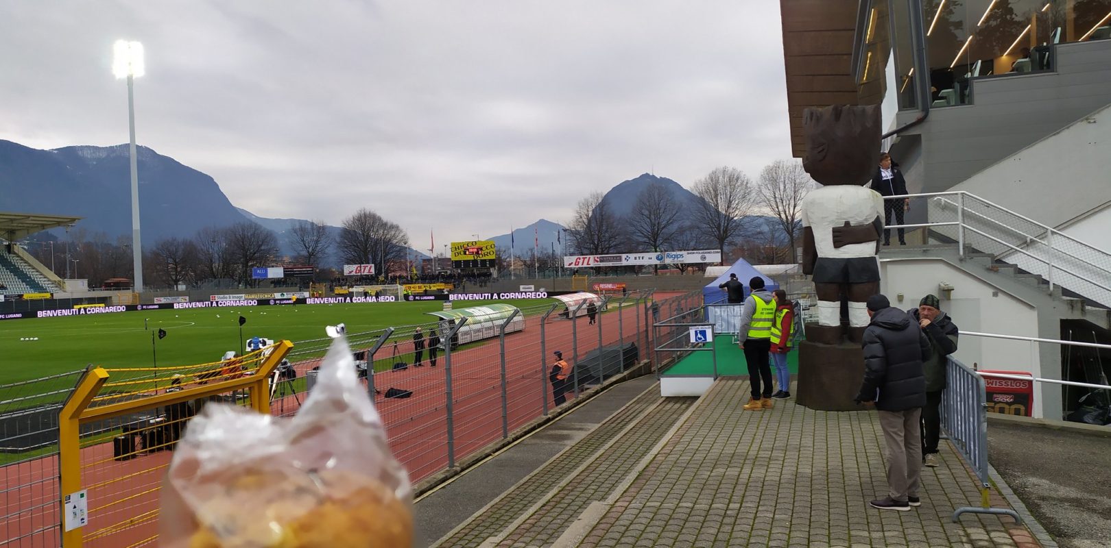 Stadio di Cornaredo / Cornaredo Stadium, FC Lugano, Google Earth