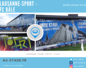 FC Lausanne-Sport – FC Bâle au nouveau Stade de la Tuilière